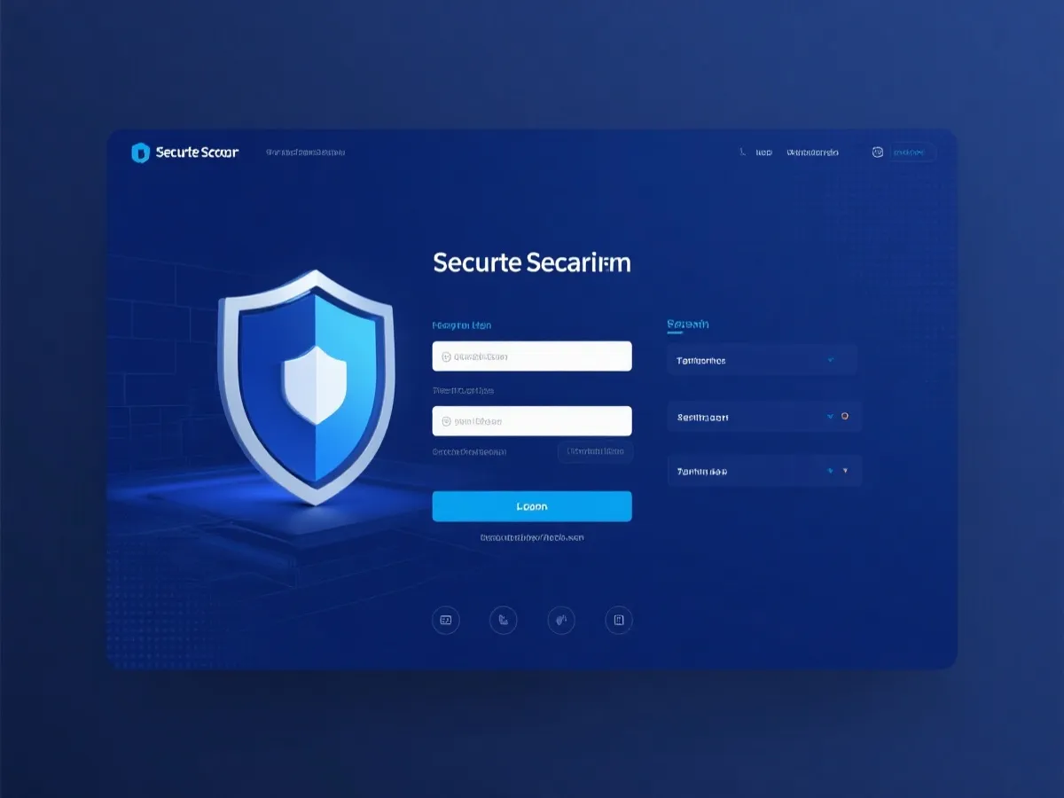 安全登錄入口示意